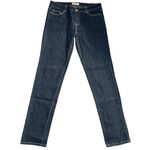 Anita Jeans Womens Dark Wash Straight Leg Bling Embroidered Curvy Fit Size 11 Blue Photo 1