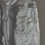 Madewell The 90s Straight Denim Jean Women's 29 Silver Foil Metallic Rigid NWT Photo 11