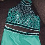 Blush Prom two piece high neck  Prom Dress Photo 6