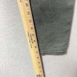 Anthropologie Ankle Pants Olive Green Square Pockets Front Seamed Skinny Size 27 Photo 10