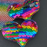 Heart Hair Clip Set Rainbow Multiple Photo 1