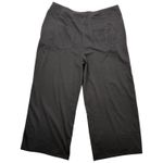 Halara Curvy Plus!  Womens 3X Black Wide Leg Cropped Pants Elastic Waist Pockets Photo 5