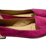 Diane Von Furstenberg  suede flats pink with and Gold heel size 8 Photo 0
