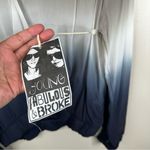 Young Fabulous and Broke NEW YFB Astrid Top Womens M Ombre Sheer Long Sleeve Shirt Photo 6