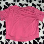 Nike Pink Crop Relaxed T-Shirt Photo 2