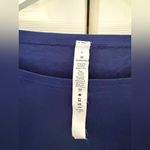 Lululemon  Breckenridge Colorado Bright Blue Long Sleeve Pima Cotton Top Size 8 Photo 3