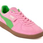 Puma  Vibrant Pink and Green Sneakers Photo 4