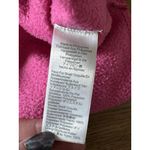 J. Crew Sweatshirt Women Size Large Quilted Sherpa Fleece Snap Pullover Preppy Pink Photo 6