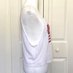 PINK - Victoria's Secret PiNK Victoria’s Secret Patriotic Sequin Bling Sleeveless Tank Top Red White Blue Photo 4