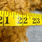 FAVLUX Women's Brown Cropped Teddy Coat Size Large Super Soft Casual Fall Jacket Photo 7