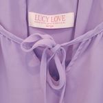 Lucy Love 💕💕 Long Sleeve Blouse - Lavender Purple Photo 5