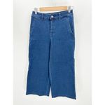 A New Day  Dark Wash Blue Cotton Blend Denim Stretch Wide Leg Pants Womens Size 2 Photo 7