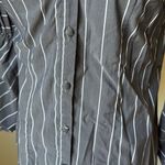 Alpha & Omega  Striped Balloon Sleeve Top Photo 4