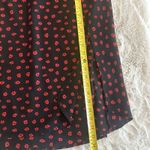 Princess Polly  Women's‎ Black Red Floral Midi Skirt Boho Y2K Vintage Size 4 Photo 2