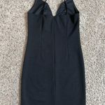 Forever 21 Deep Plunge Black Dress Photo 1