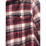 American Eagle Flannel Shirt Womens L Red Plaid Soft Rustic Cabin Core Hiking‎ Size L Photo 6