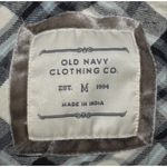 Old Navy  Plaid Pearl Snap Shirt Size M Lightweight Flannel Cowgirl Western Rodeo Photo 10