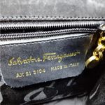 Salvatore Ferragamo  Black Vara Bow Crossbody Bag Photo 7