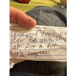 Vineyard Vines New  Polo Shirt‎ Women Red Striped Oversized Jersey Size XL Photo 12