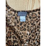 Jordan Taylor New Women’s  Sheer Swimsuit Cover Up Kimono Animal Print size Small Photo 3