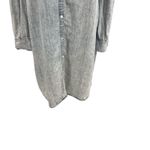Rails Adele Shirt Dress Long Sleeve Light Acid Wash Denim Blue Size XXL Photo 5