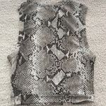 Cotton Candy LA Mesh Snakeskin Top Photo 0