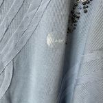 Anne Klein Sport Women's Size XXL Tank Top Blouse Beaded Blue Ribbed Photo 2