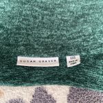 Susan Graver Green Long Sleeve Turtleneck Zip Up Sweater Size XXS Photo 7