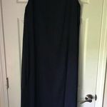 JM Collection s Navy V Neck Long Tank Dress with Sheer Overlay Photo 0