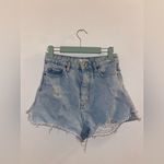 ZARA  women’s size 4 distressed mini boho hip jean shorts Photo 1