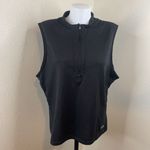 Patagonia Vtg Regulator Vest Polartec Black Half 1/2 Zip Made USA Women’s? Sz L Photo 1