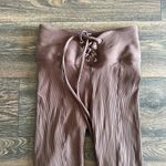 Year Of Ours  Brown Ribbed Leggings Photo 2
