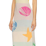 Capittana Barbara seashell print cover up Dress M/L Yellow Size undefined Photo 0