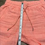 Athleta  Retreat Linen High Rise Wide Leg‎ Pant Sunset Glow Orange Size 0 Photo 9