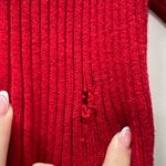 FLAWED Roam Red Blythe Off the Shoulder Sweater Size Medium $218 Photo 5