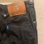 Christian LaCroix Black High Rise Waist Jeans Photo 3