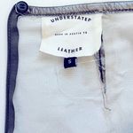 Understated Leather space cowgirl mini skirt in gunmetal, size S Photo 5