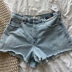 Abercrombie & Fitch Abercrombie Shorts Curve Love High-Rise Cut-Off Photo 1