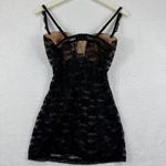 Adore Me Black Lace Babydoll Chemise Teddy Lingerie Women's Size L Photo 2