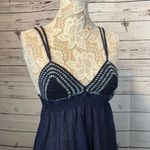 Boutique Navy crocheted beach maxi dress Zach Photo 2