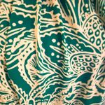 Loft  Green and White Midi Dress with Elegant Design Photo 3