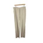 Reiss Women’s Odin High Rise Wide Leg Pull On Trousers Beige Size 8 Photo 7