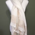 Limited Edition Metallic Cream Wrap Scarf Photo 1
