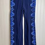 Lilly Pulitzer  navy Bal Harbour lightweight pull on pants size small B26 Photo 3