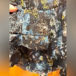 Bishop and Young  Jasmine Print Smock Neck Blousel Size M ties on lower back Photo 6