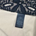 EXPRESS  Floral Lace Mini Skirt in Black/Tan Size 00 Photo 8