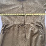 Urban Outfitters Out From Under Jayce Jacquard Jumpsuit Womens S Olive Green Satin Embossed Photo 4