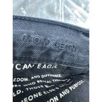 American Eagle Mom Jean Women 8 XLong Black Distressed High Waisted Rip Denim Photo 6
