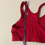 PINK Victoria’s Secret Red/Gold/White Sports Bra Size M EUC Red Size M Photo 6