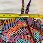 Fit 4you Colorful Leaf Print Ruffle swimsuit one piece, NWT, Size 10 #summer Purple Photo 4